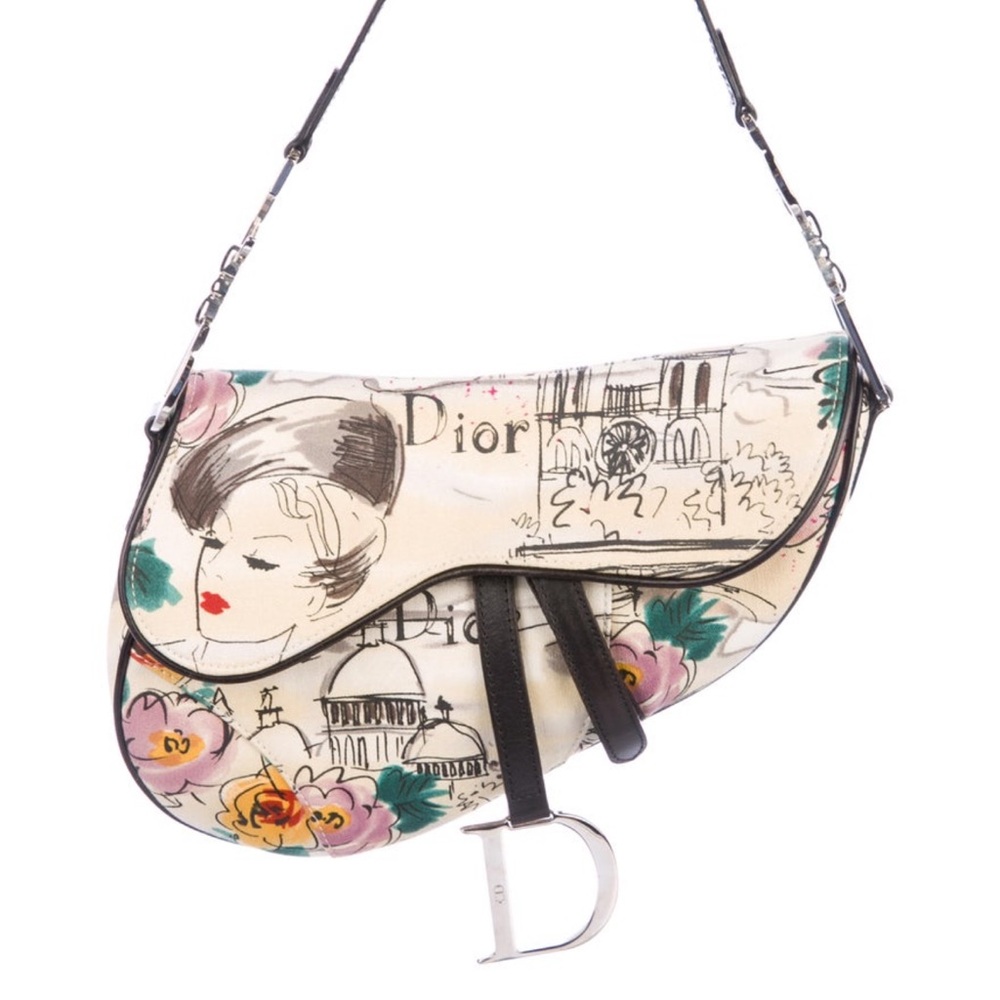 Rare Vintage Dior Saddle Bag